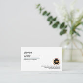 専門のきれいでシンプルなトラックの索引力 名刺 (スタンド正面)