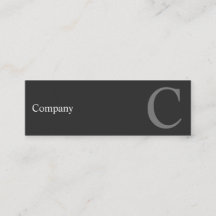 専門のきれいなタイプエラーB&Wの小型名刺