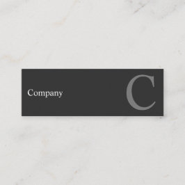 専門のきれいなタイプエラーB&Wの小型名刺 スキニー名刺