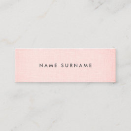 専門のきれいなレイアウトの赤面の麻布のミニマリスト スキニー名刺