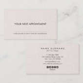 専門のきれいなレイアウトの麻布のアポイントメント 名刺 (正面/裏面)