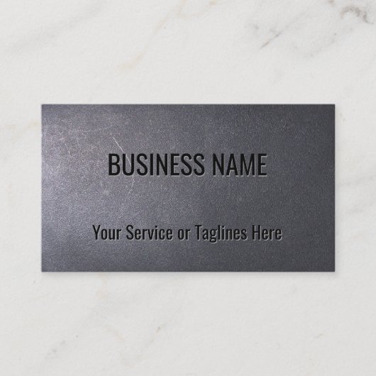 専門のはっきりしたな文字の暗闇の質 名刺 (正面)