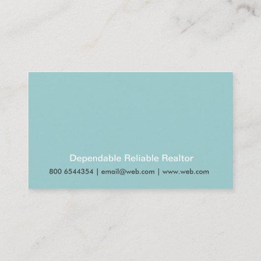 専門のアールデコの幾何学的なレースパターン 名刺 (裏面)