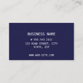 専門のエレガントでユニークでモダンな多角形 名刺 (裏面)