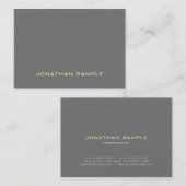 専門のエレガントで創造的な真珠の終わりの贅沢 名刺 (正面/裏面)