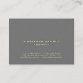 専門のエレガントで創造的な真珠の終わりの贅沢 名刺 (裏面)