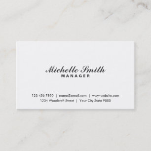 専門のエレガントで明白な白人のメーキャップアーティスト 名刺