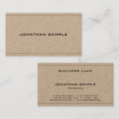 専門のエレガントなデザインのシンプルで明白な贅沢 名刺 (正面/裏面)