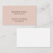 専門のエレガントな色のシンプルでモダンな平野 名刺 (正面/裏面)