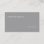 専門のエレガントな色のモダンでスタイリッシュなデザイン 名刺 (正面)