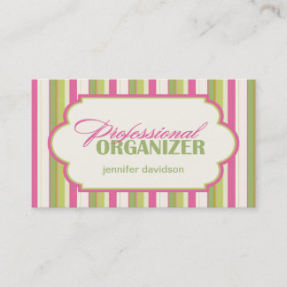 専門のオルガナイザーの名刺 名刺