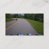 専門のオートバイ旅行の名刺 名刺 (裏面)