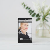 専門のカスタマイズ可能なiPhoneのデザイン 名刺 (スタンド正面)