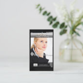 専門のカスタマイズ可能なiPhoneのデザイン 名刺 (スタンド正面)