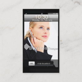 専門のカスタマイズ可能なiPhoneのデザイン 名刺