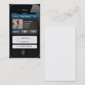専門のカスタマイズ可能なiPhoneカード 名刺 (正面/裏面)