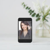 専門のカスタマイズ可能なiPhone 6の名刺 名刺 (スタンド正面)