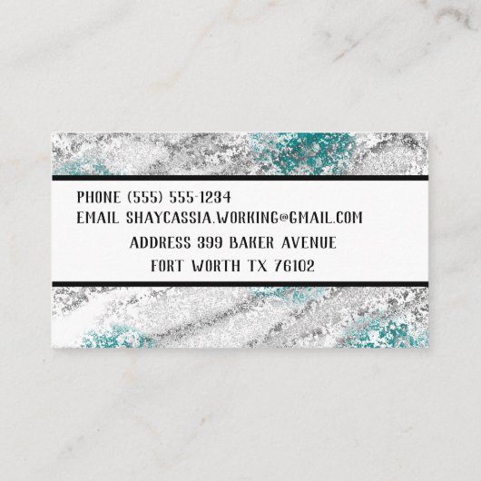 専門のカスタムな名刺 名刺 (裏面)