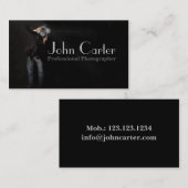 専門のカメラマンのカメラの芸術の写真 名刺 (正面/裏面)