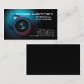 専門のカメラマンのデジタル写真カード 名刺 (正面/裏面)