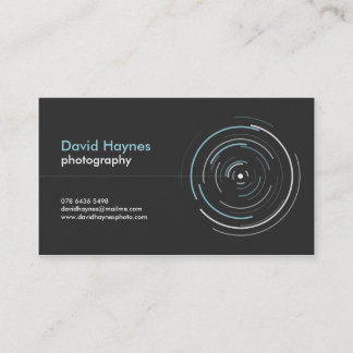 専門のカメラマンの名刺 名刺