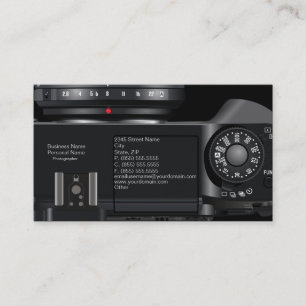 専門のカメラマンの名刺 名刺