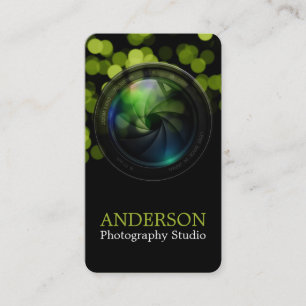 専門のカメラマンの縦の名刺8 名刺