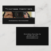 専門のカメラマン/写真の打撃のカメラ 名刺 (正面/裏面)