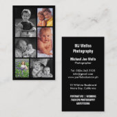 専門のカメラマン 名刺 (正面/裏面)