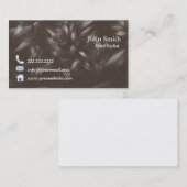 専門のカーリーヘアーの美容師の名刺 名刺 (正面/裏面)