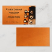 専門のギターのレッスン名刺 名刺 (正面/裏面)