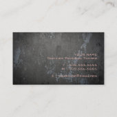 専門のグランジなパーソナルトレーナーの名刺 名刺 (裏面)