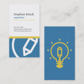 専門のコピーライターの名刺 名刺 (正面/裏面)