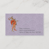 専門のコメディアン-裁判所のこっけい者 名刺 (裏面)