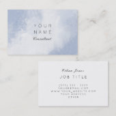 専門のコンサルタントの抽象芸術のブラシの打撃 名刺 (正面/裏面)