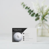 専門のコーチ|のバレーボールのマスターのスポーツ 名刺 (スタンド正面)