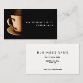 専門のコーヒー名刺 名刺 (正面/裏面)