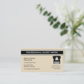 専門のゴーストライターの名刺 名刺 (スタンド正面)