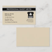 専門のゴーストライターの名刺 名刺 (正面/裏面)