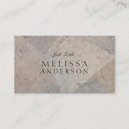 専門のシックな大理石 名刺