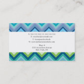 専門のスタイリッシュなファッションビジネスカード 名刺 (裏面)