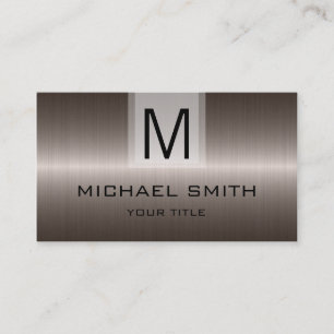 専門のステンレス鋼の金属のモノグラム#10 名刺