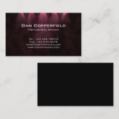 専門のスピーカーのスポットライトの名刺の赤 名刺 (正面/裏面)