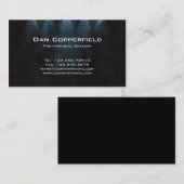 専門のスピーカーのスポットライトの名刺の青 名刺 (正面/裏面)