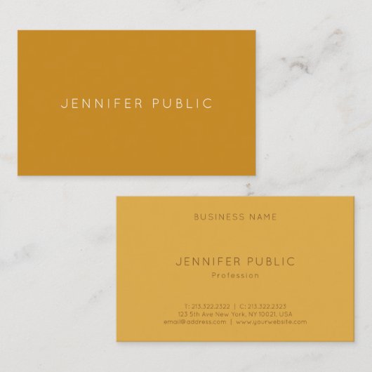 専門のテンプレートによって複雑にされる傾向色 名刺 (正面/裏面)