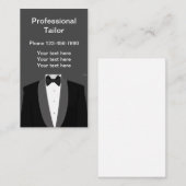 専門のテーラーおよび裁縫婦 名刺 (正面/裏面)
