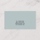 専門のバレエダンサーのスタジオの劇場カード 名刺 (裏面)