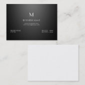 専門のパリのエレガント 名刺 (正面/裏面)