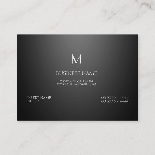 専門のパリのエレガント 名刺 (正面)