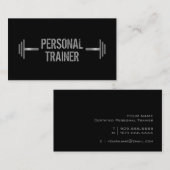 専門のパーソナルトレーナーの名刺 名刺 (正面/裏面)